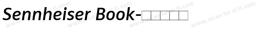 Sennheiser Book字体转换
